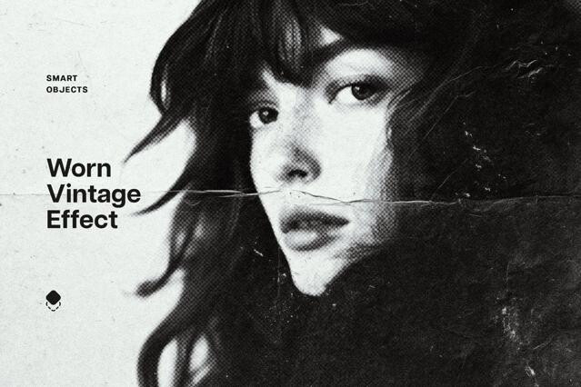 Worn Vintage Photo Effect