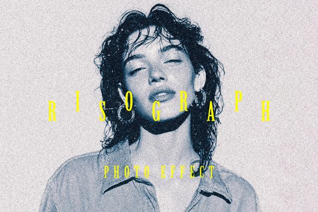 Risograph Photo Effect
