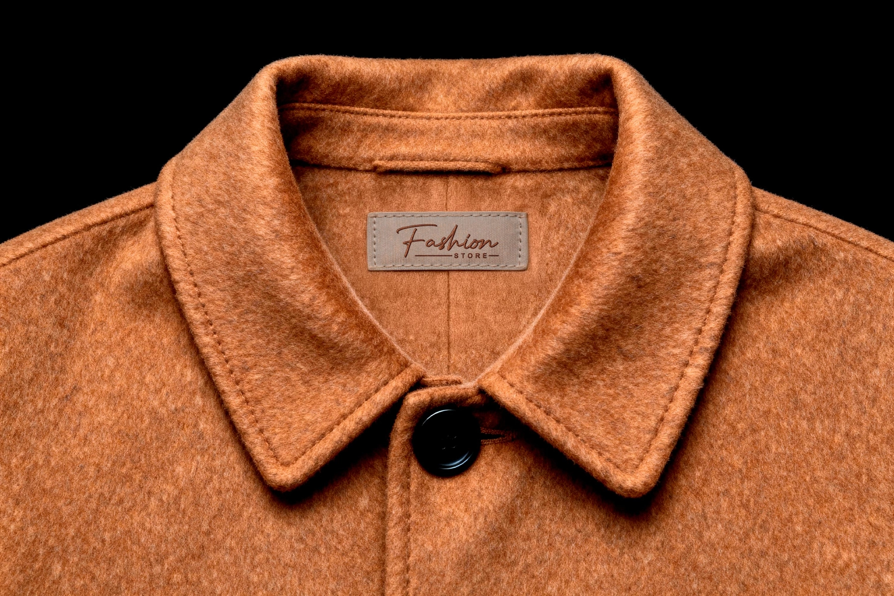 Leather Jacket Label Mockup