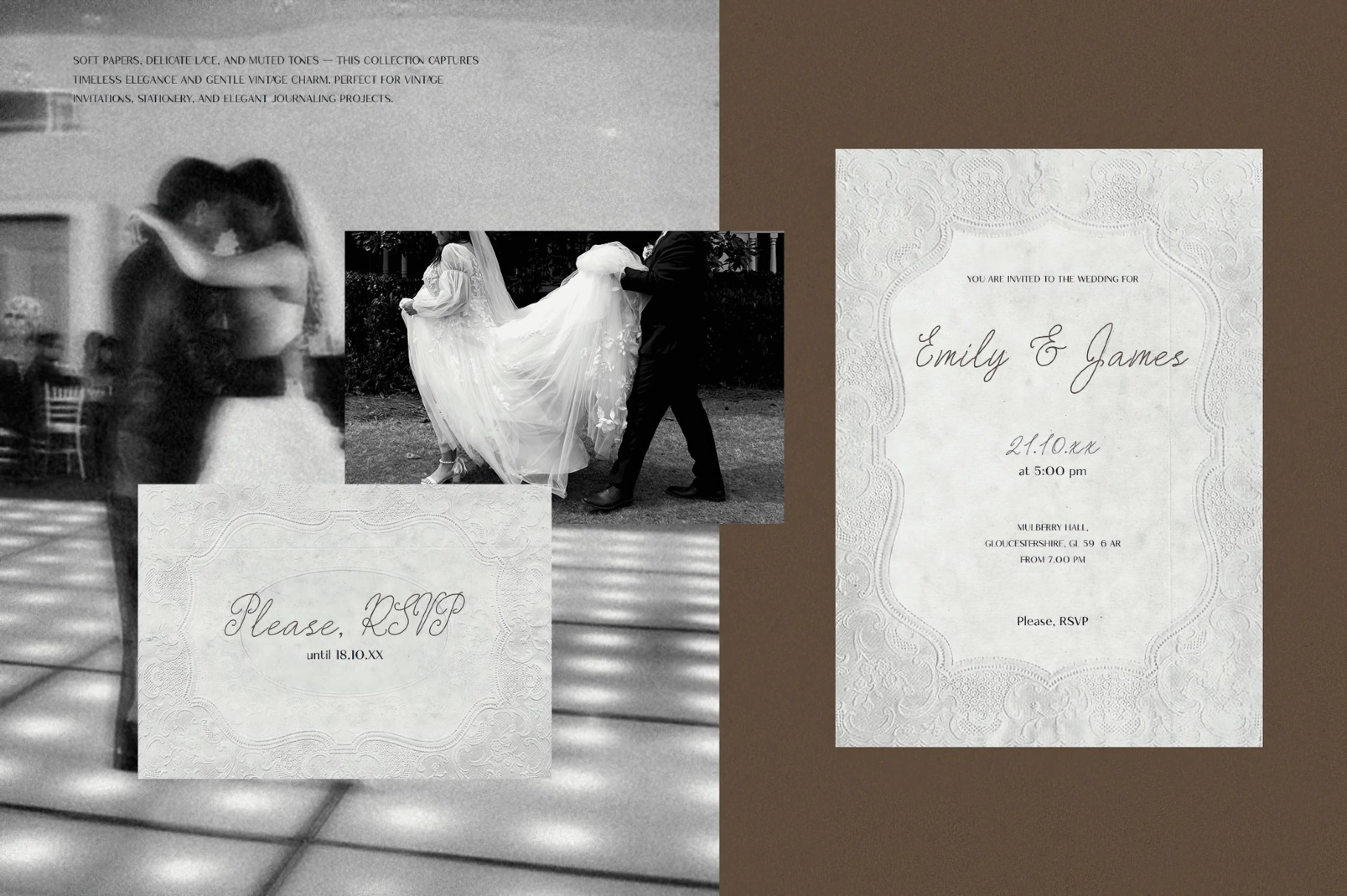 Paper & Lace backgrounds