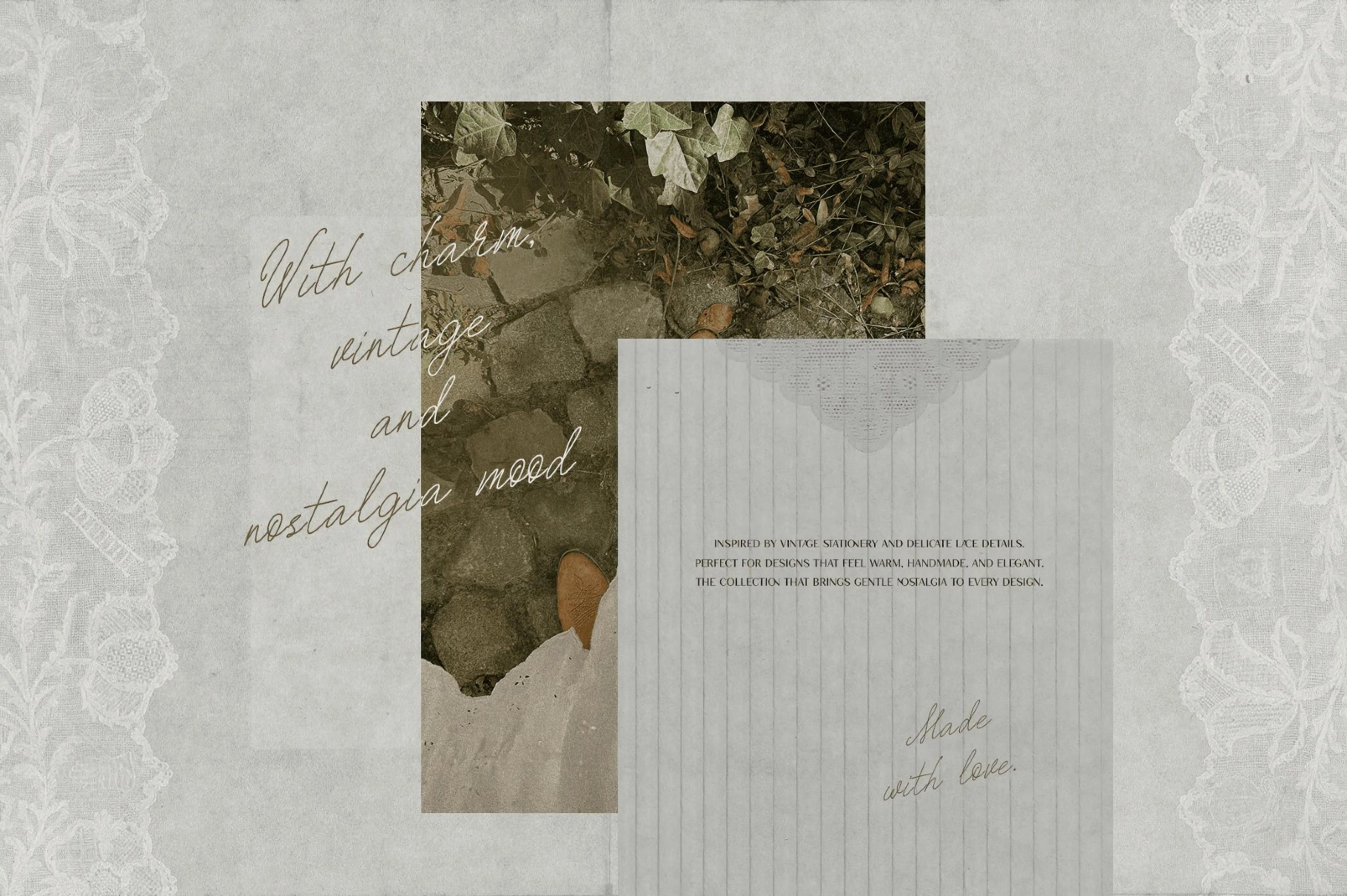 Paper & Lace backgrounds