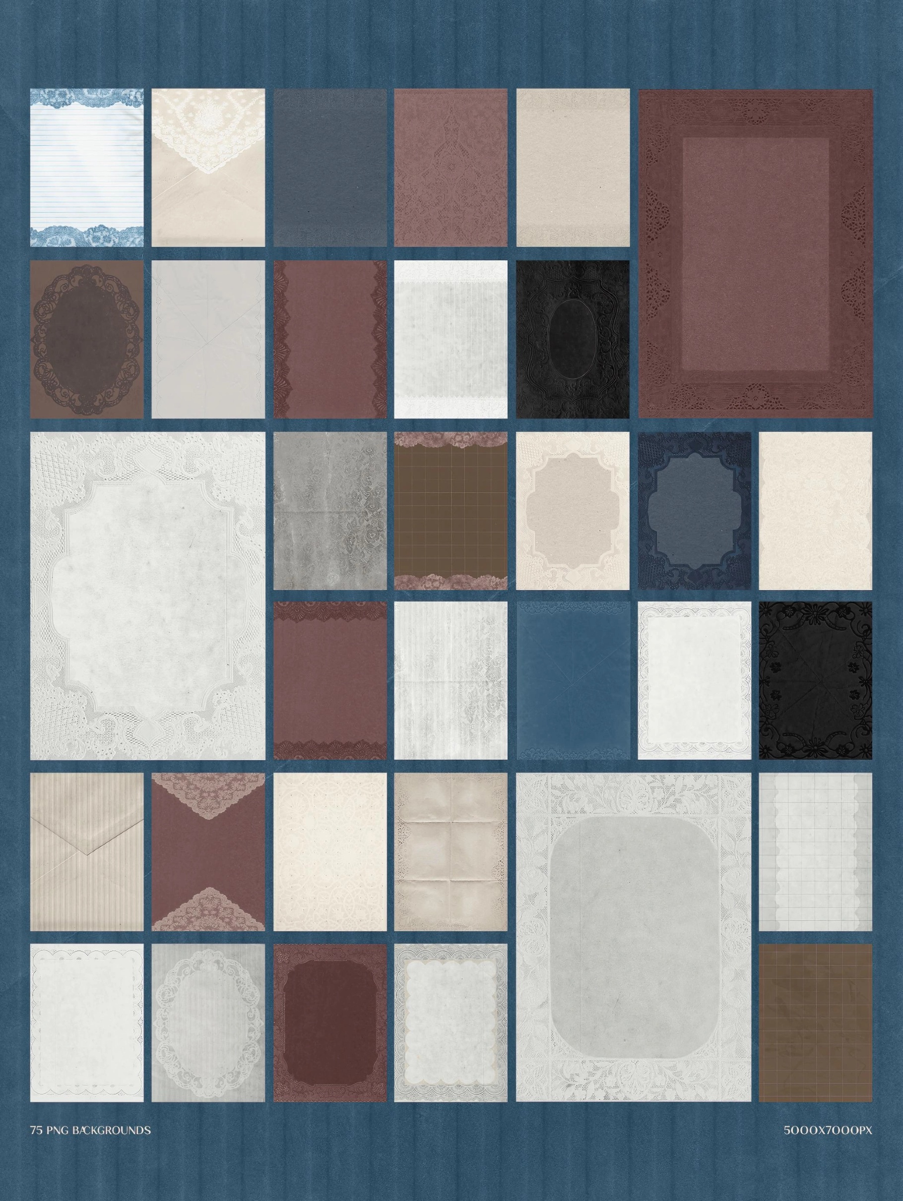 Paper & Lace backgrounds