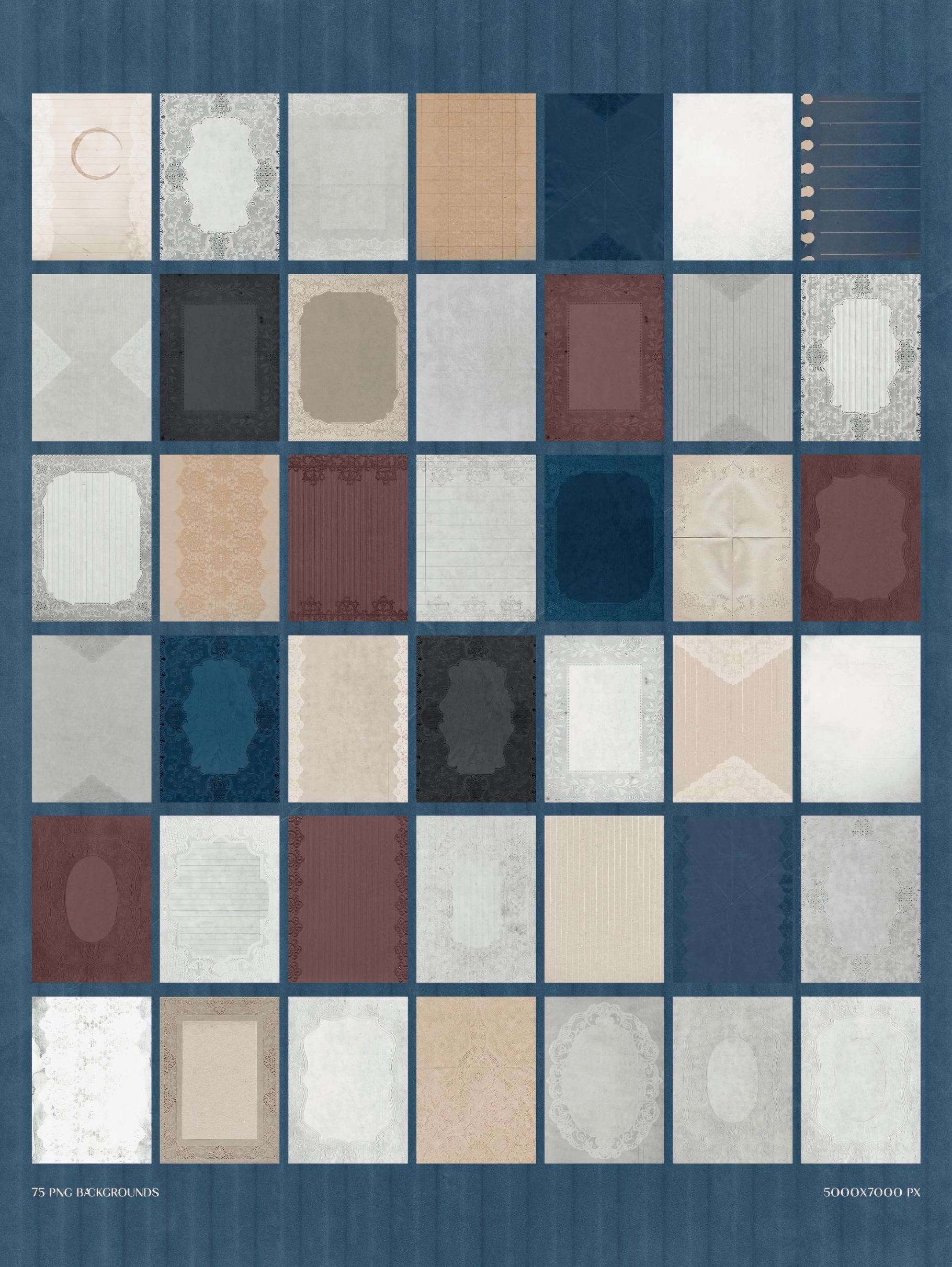 Paper & Lace backgrounds