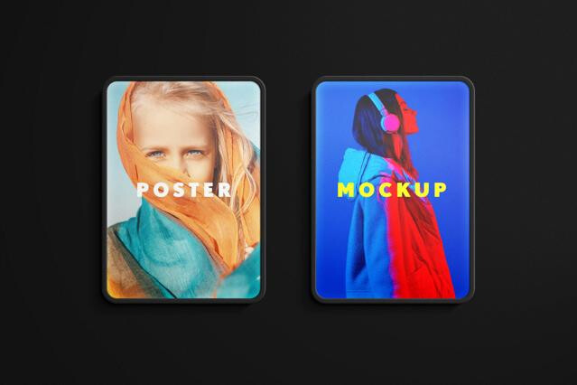 Round-Corner Lightbox Mockup