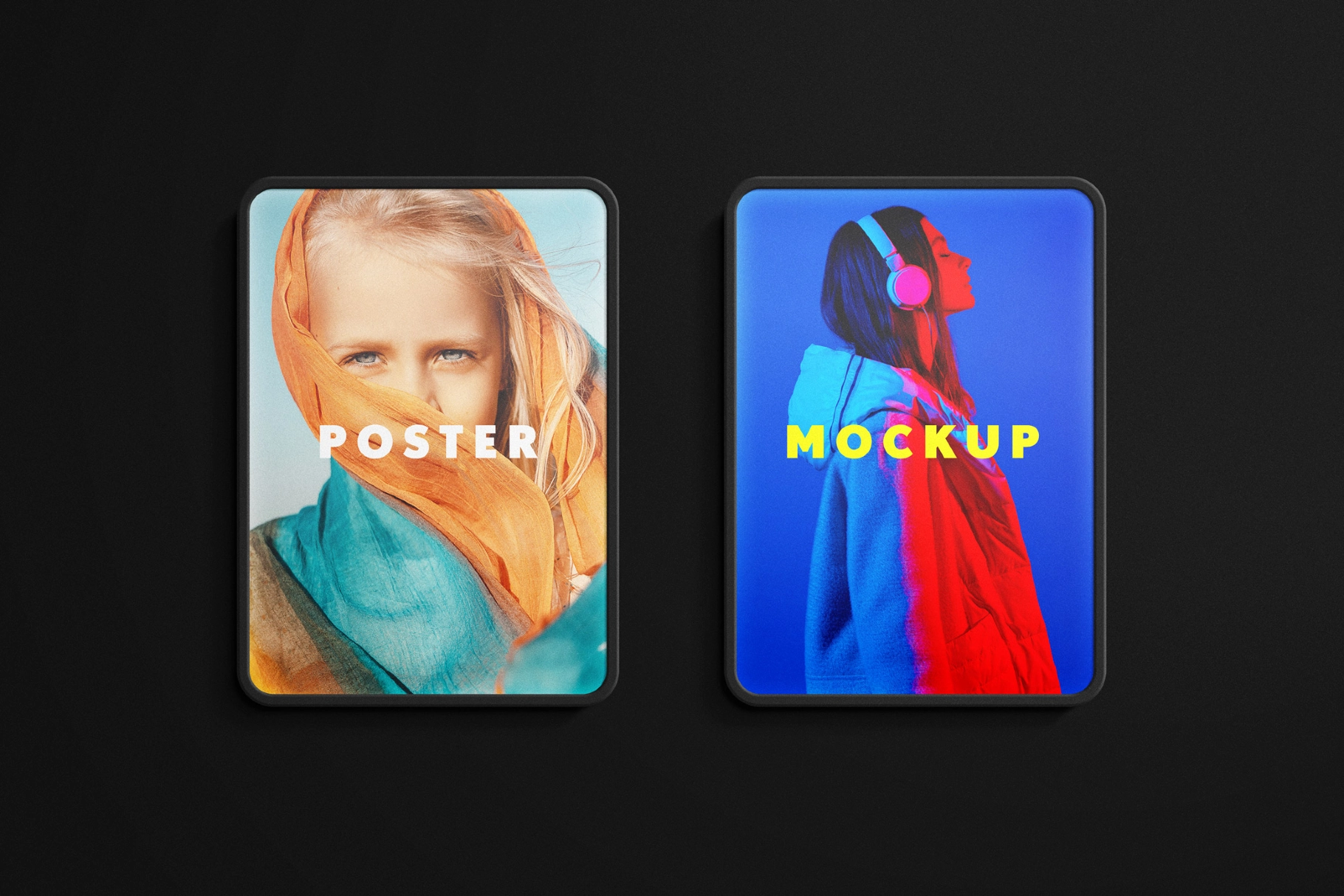 Round-Corner Lightbox Mockup