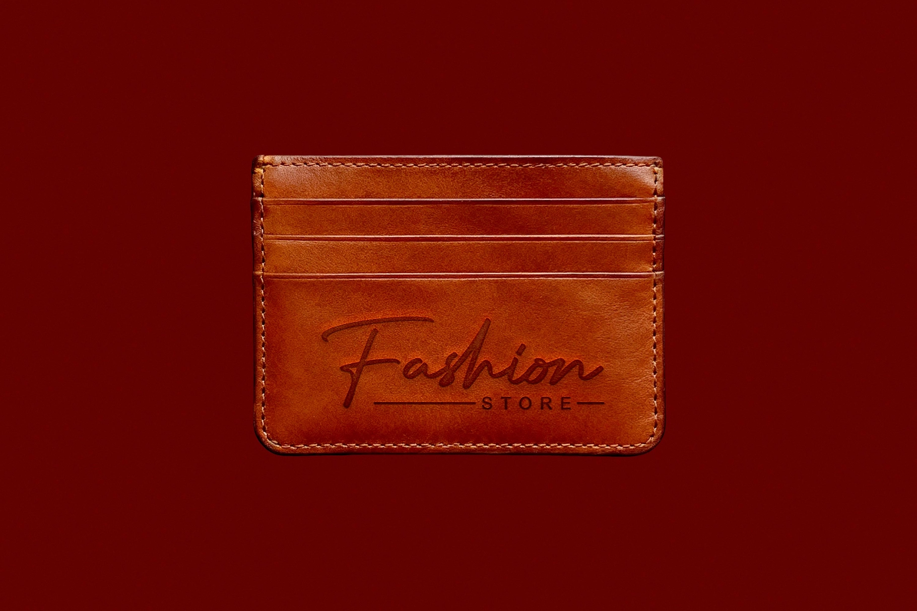Leather Cardholder Mockup