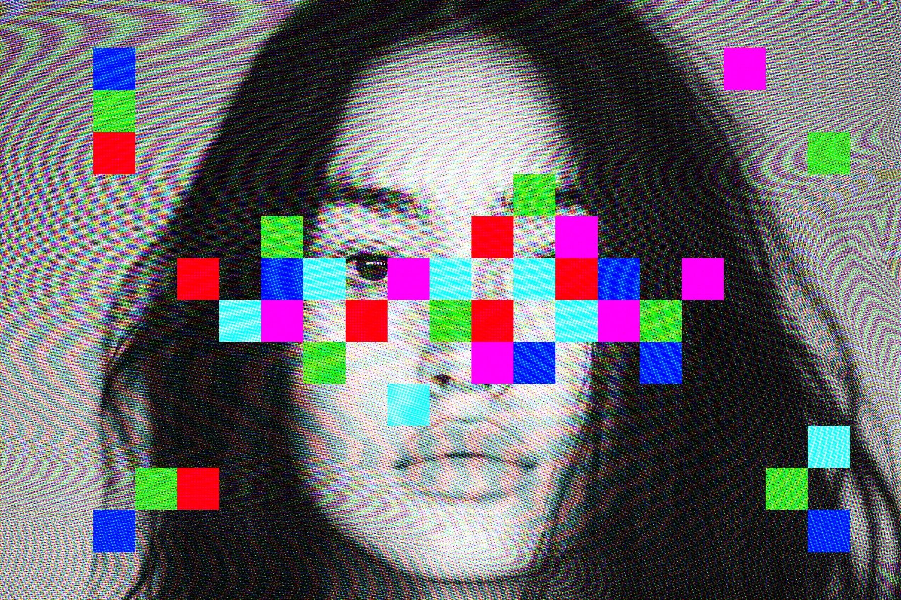 Screen Glitch Photo Effect