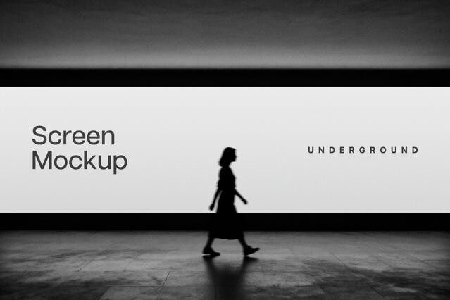 Underground Screen Mockup