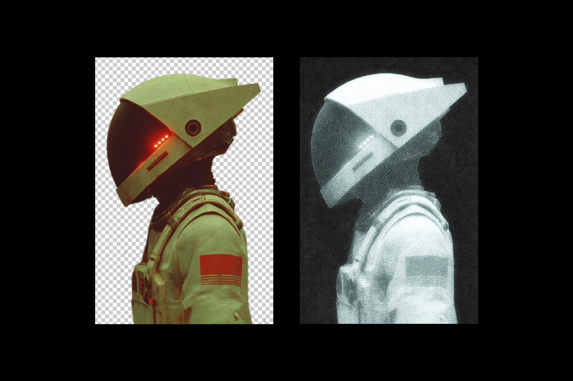 Dithering Print Photo Effect