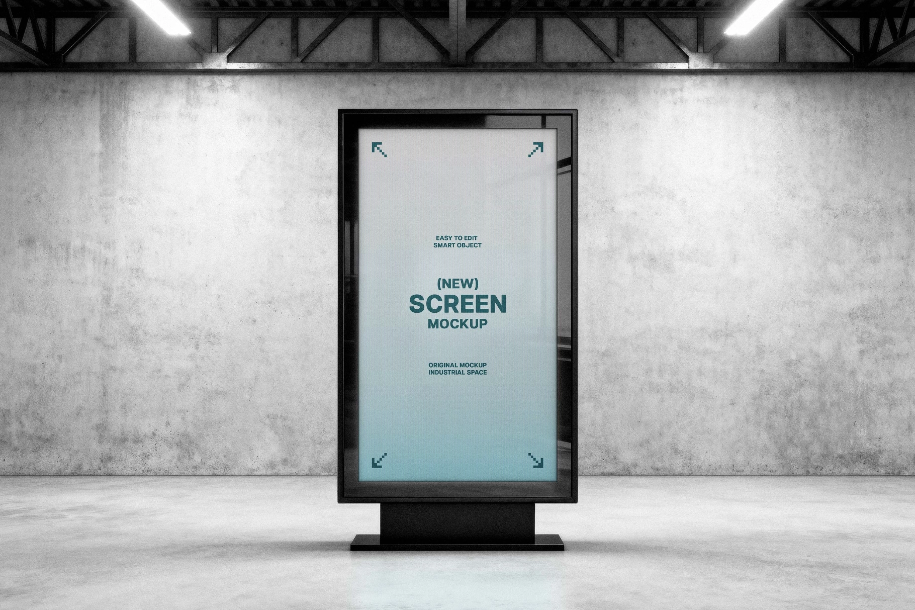 Industrial Vertical Screen Mockup