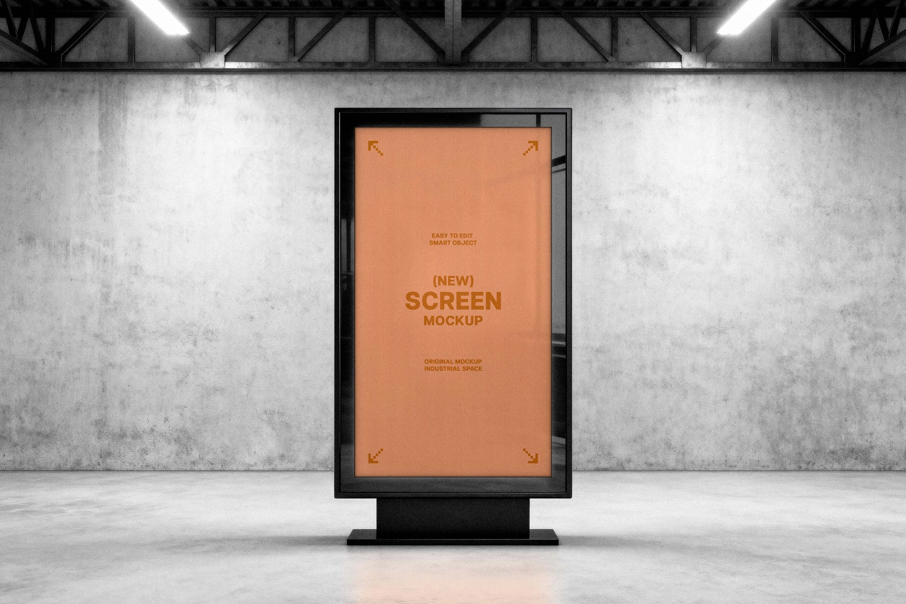 Industrial Vertical Screen Mockup