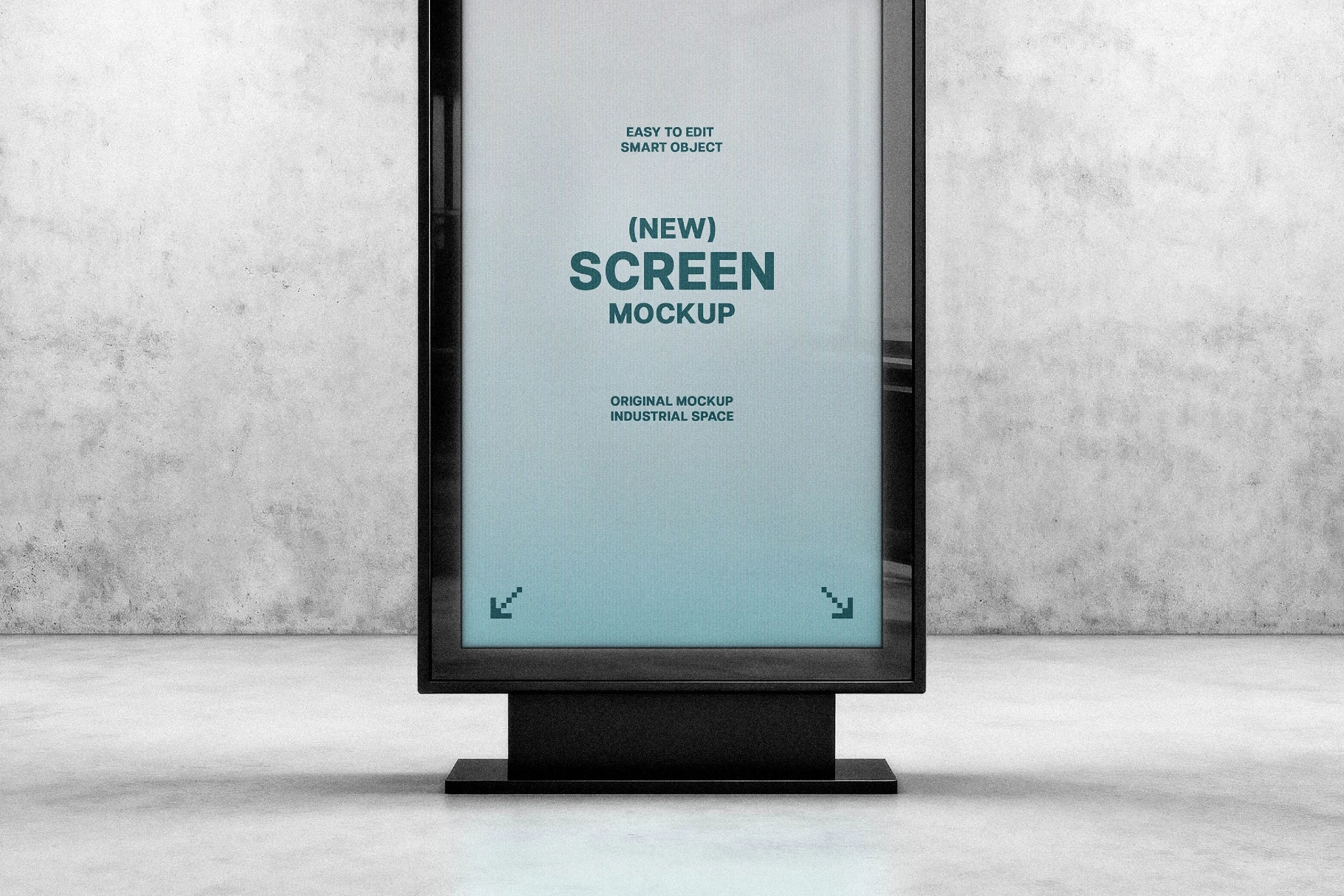 Industrial Vertical Screen Mockup