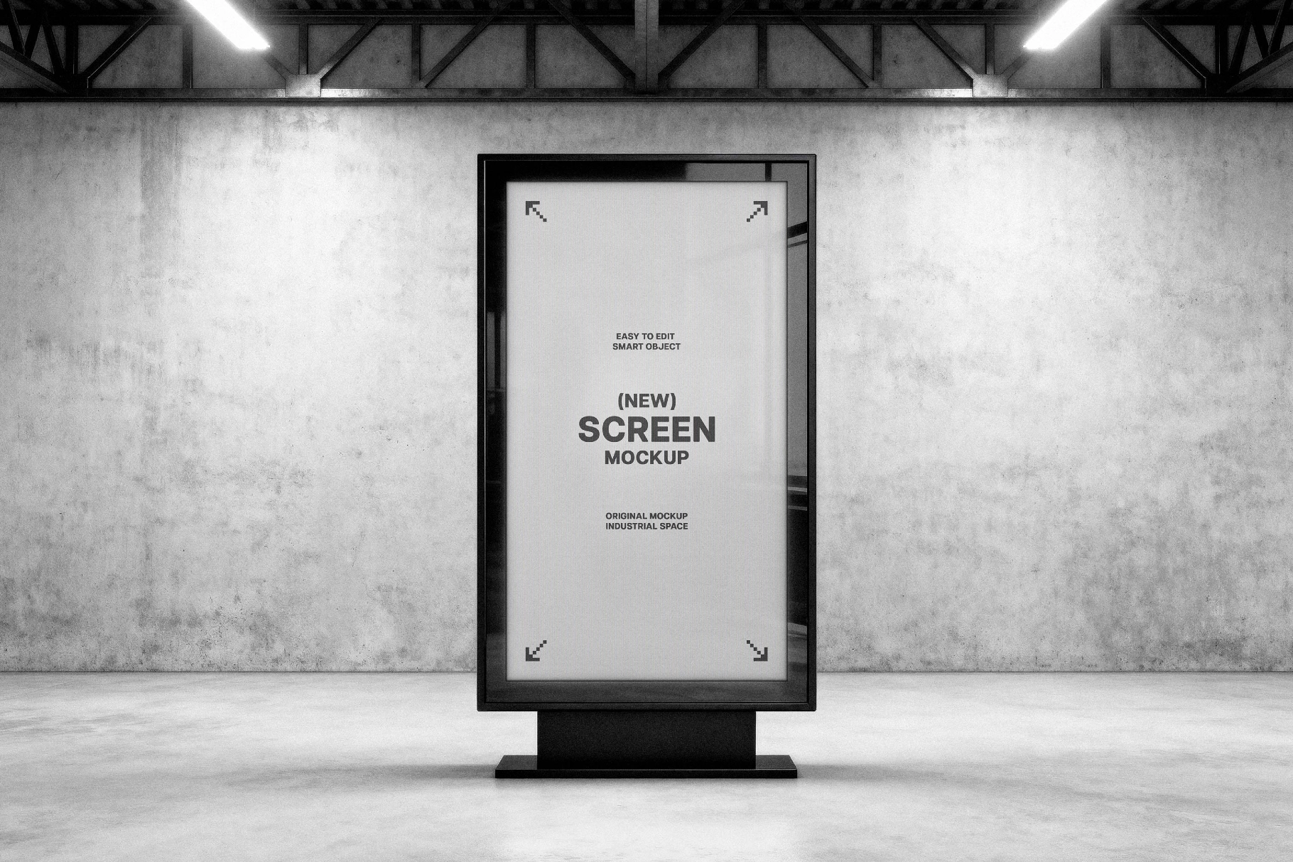 Industrial Vertical Screen Mockup