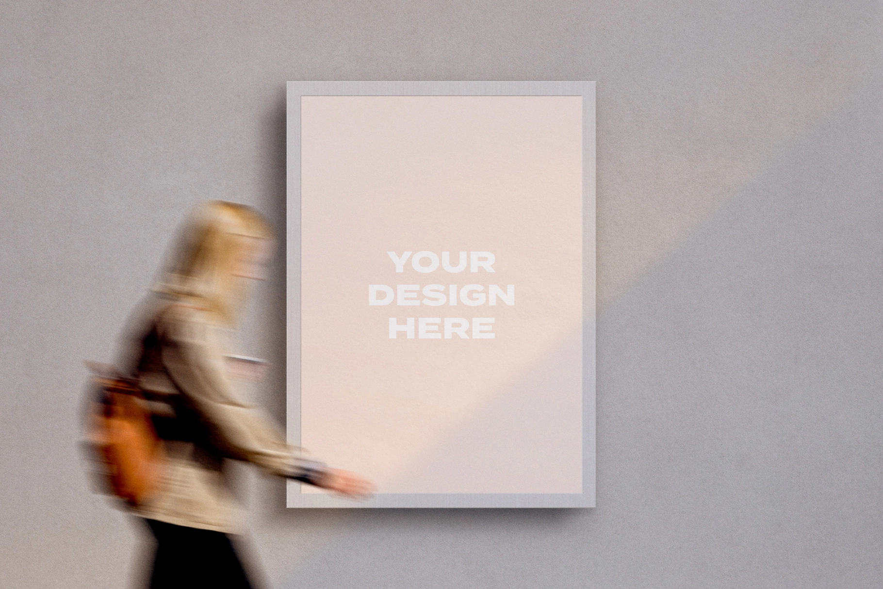 Minimalist Street Poster Mockup