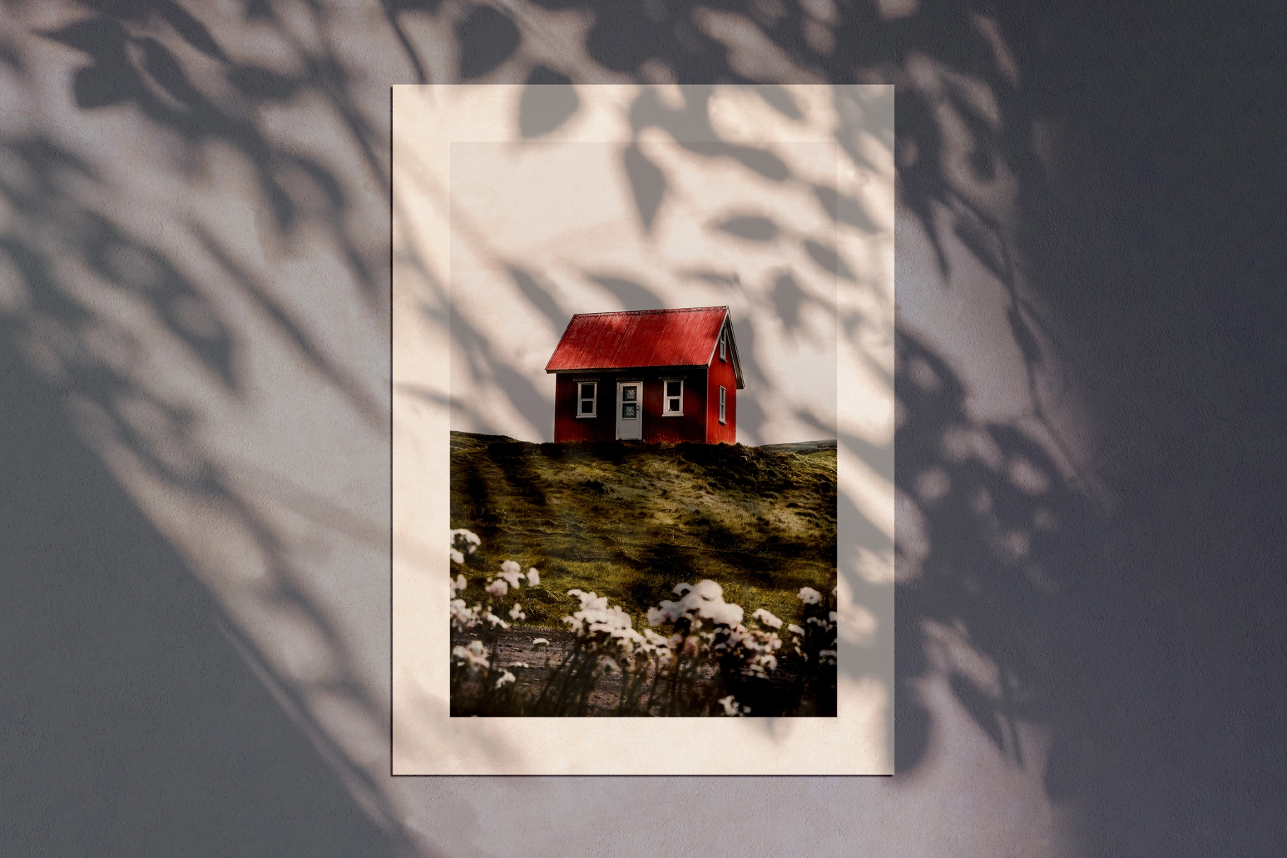 Botanical Shadow Poster Mockup