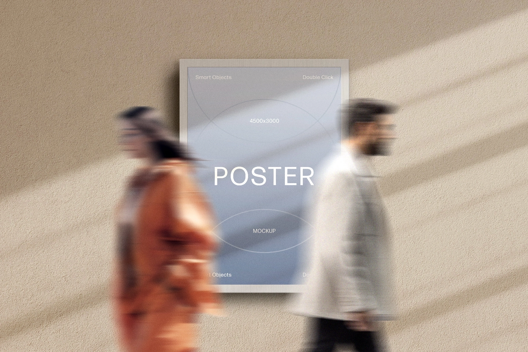 Stucco Wall Poster Mockup