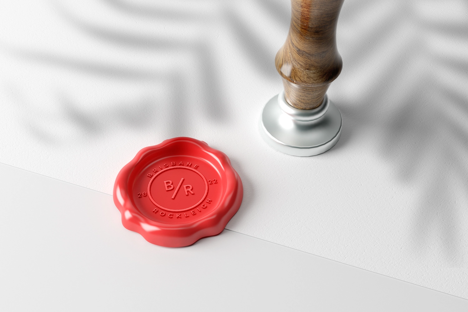 Wax Seal Stamp Logo Mockups