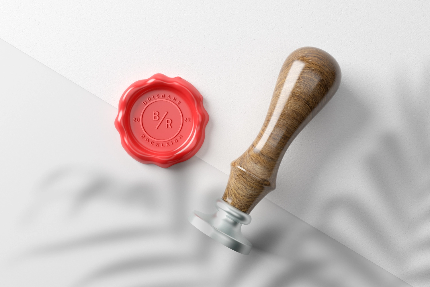 Wax Seal Stamp Logo Mockups