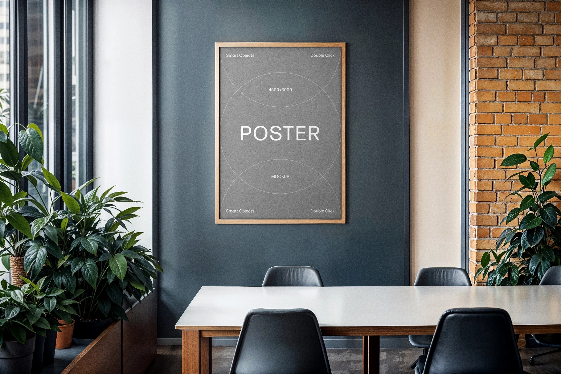 Meeting Room Poster Mockup