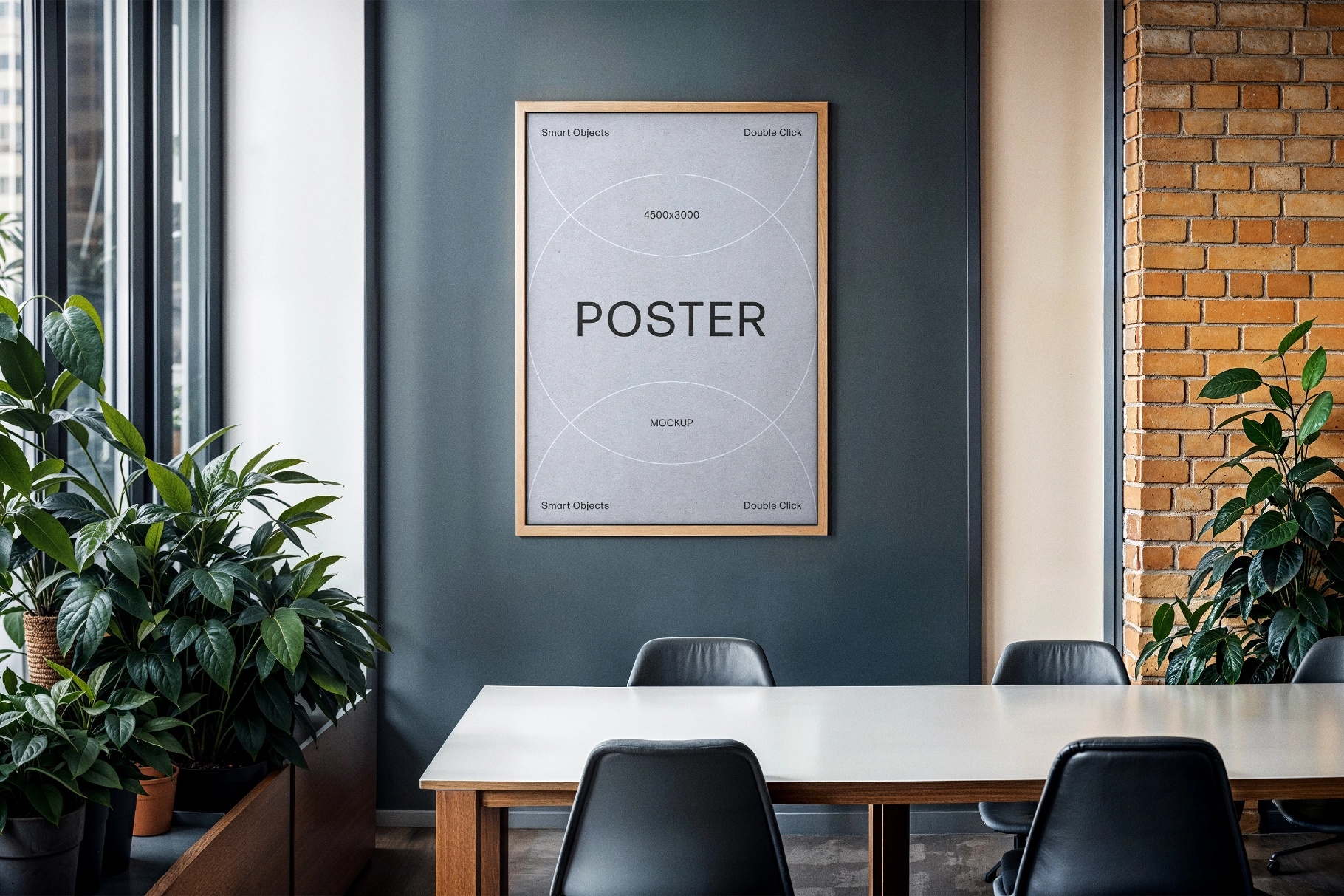 Meeting Room Poster Mockup