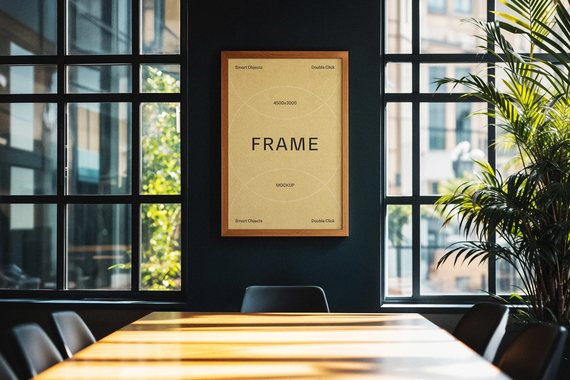 Office Meeting Room Frame Mockup