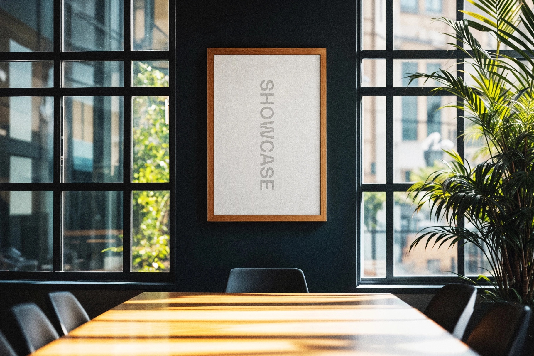Office Meeting Room Frame Mockup