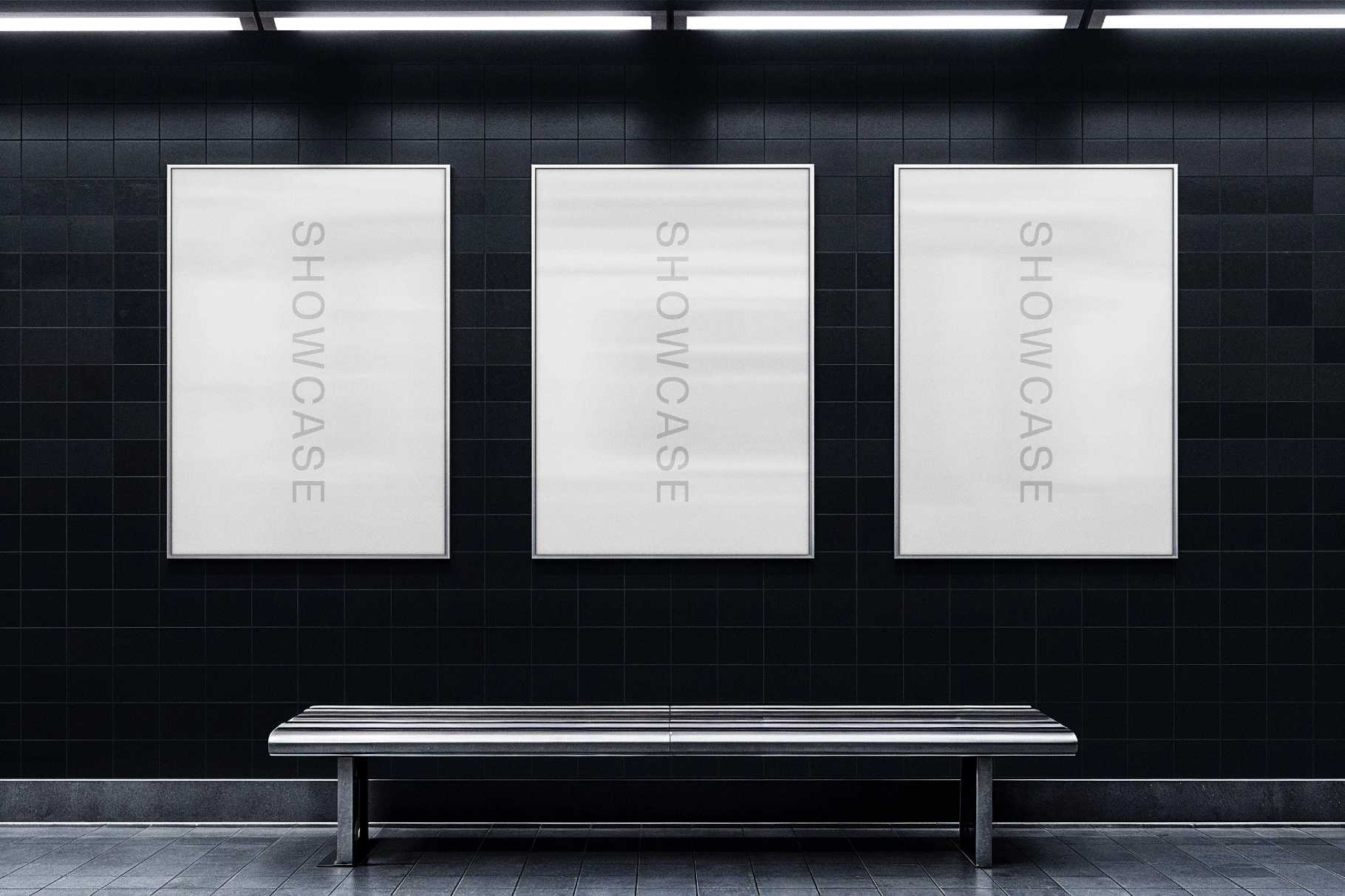Subway Posters Mockup