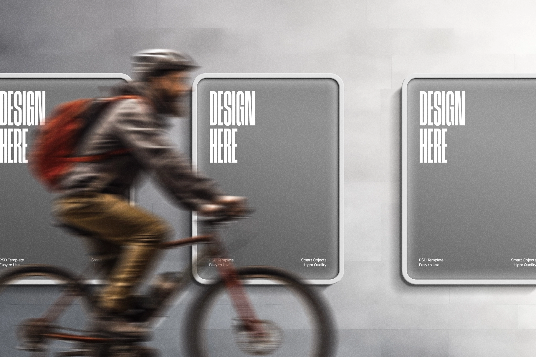 Concrete Wall Lightbox Mockup