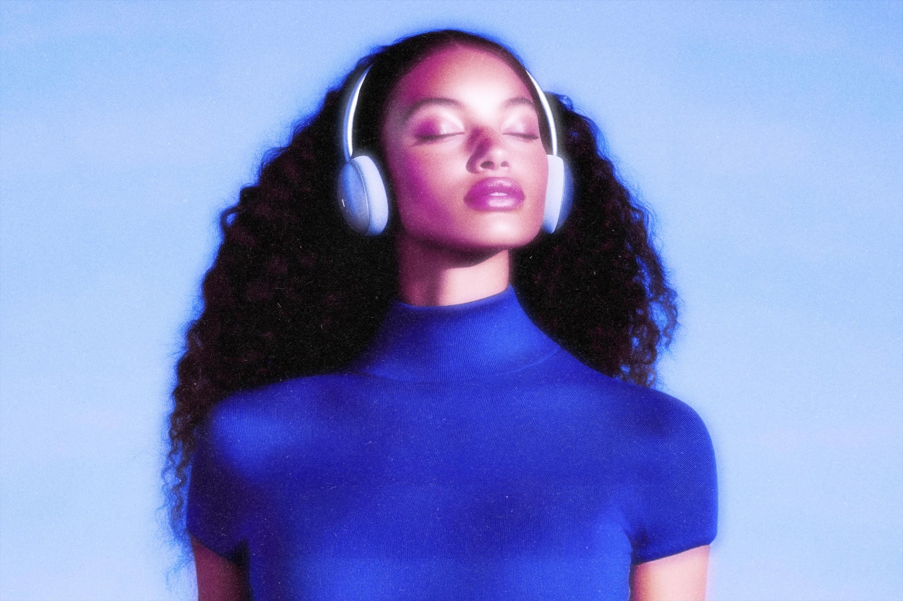 Y2K Glowing Photo Effect