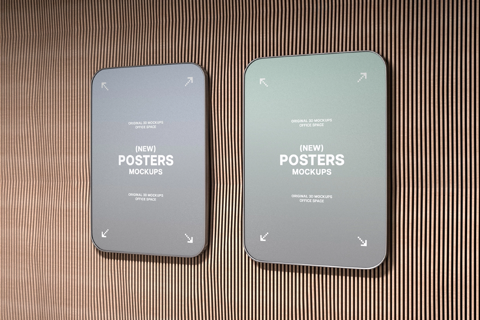Anlged Poster Mockups