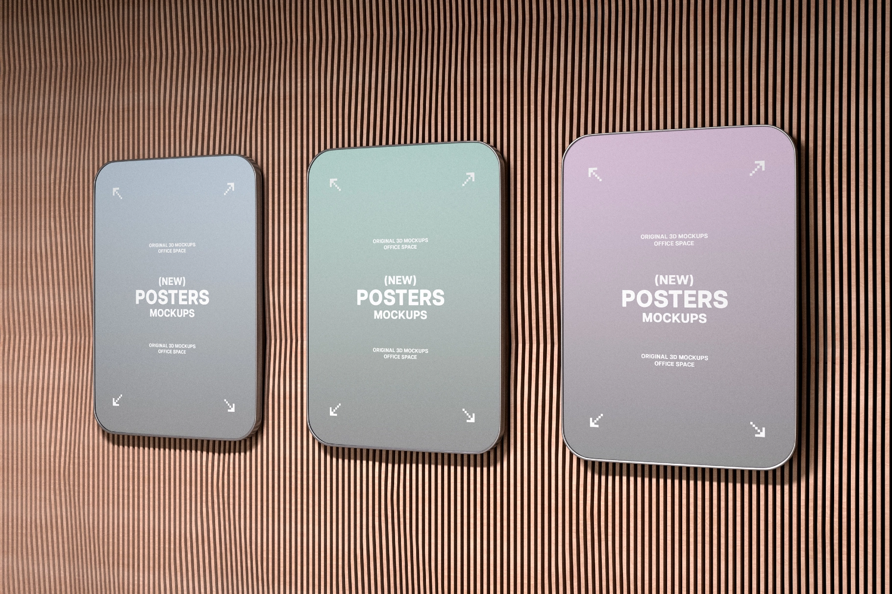 Anlged Poster Mockups