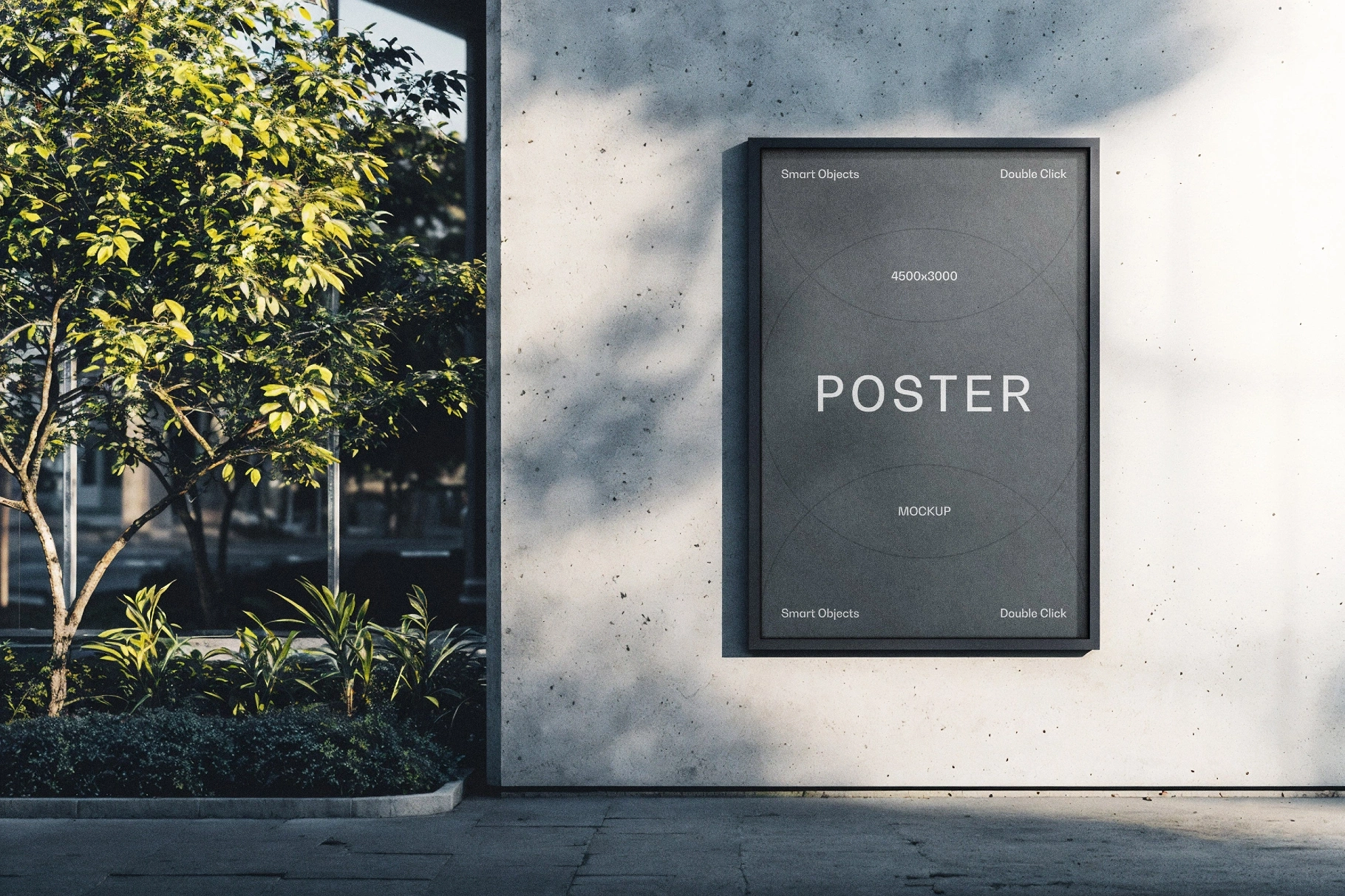 Sunlit Urban Poster Mockup
