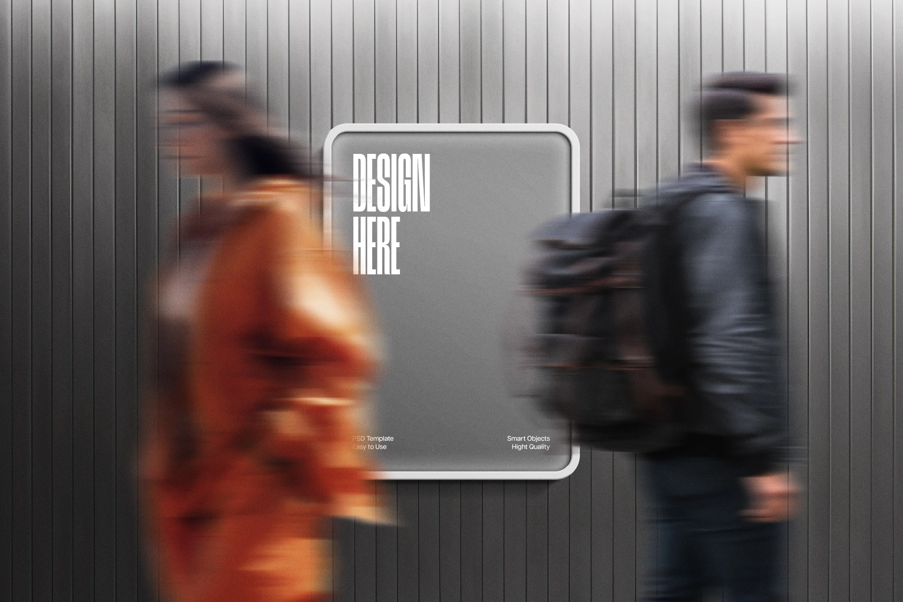 Urban Lightbox Poster Mockup