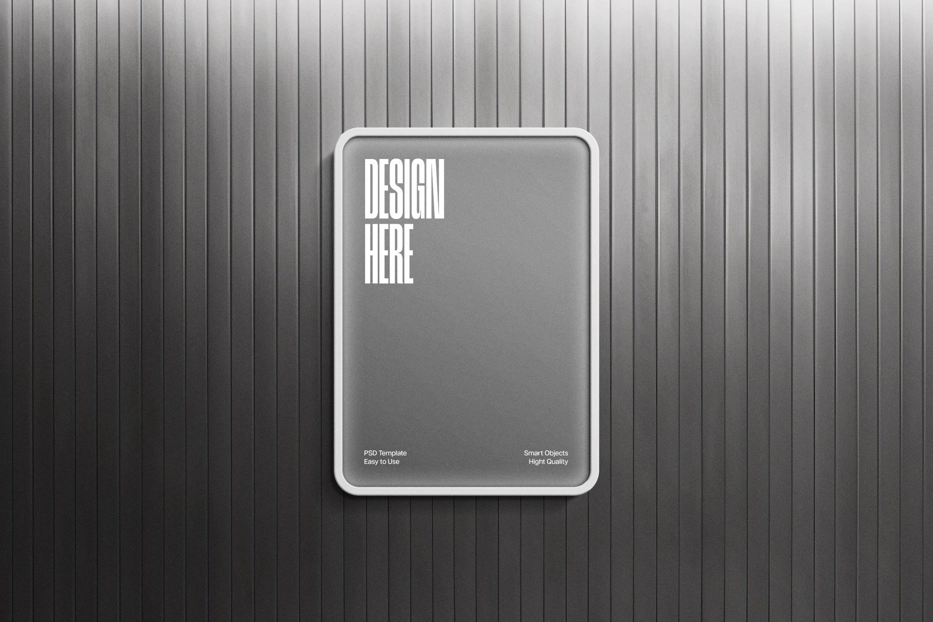 Urban Lightbox Poster Mockup