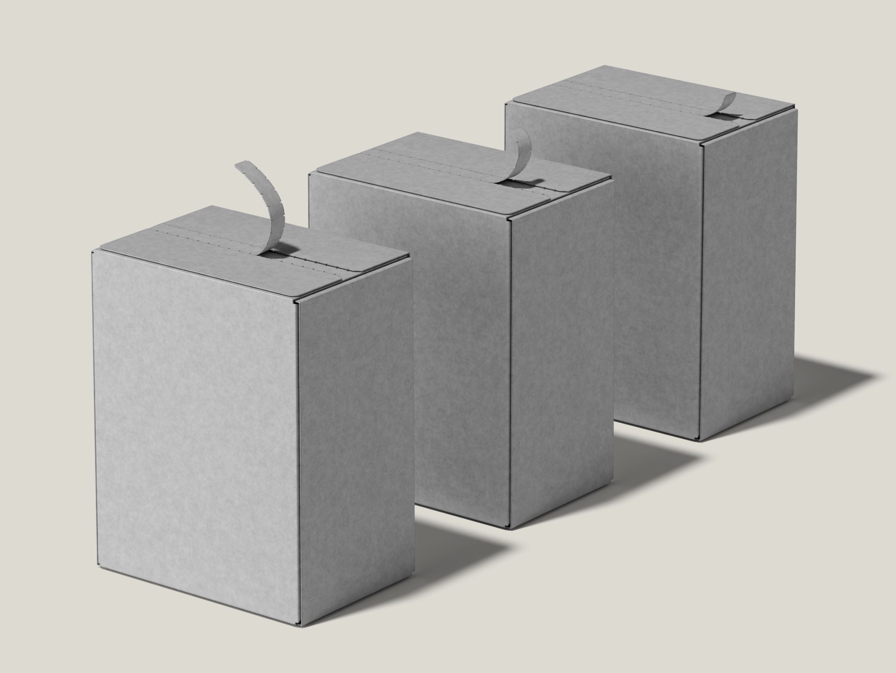 Cardboard Box Mockup