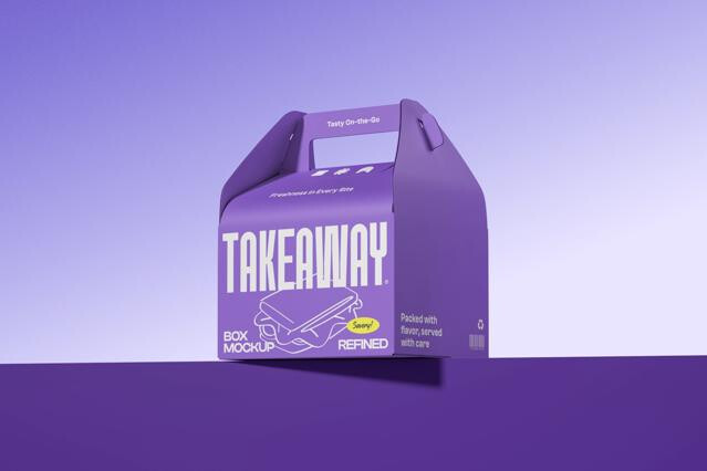 Chinese Takeout Box Mockup