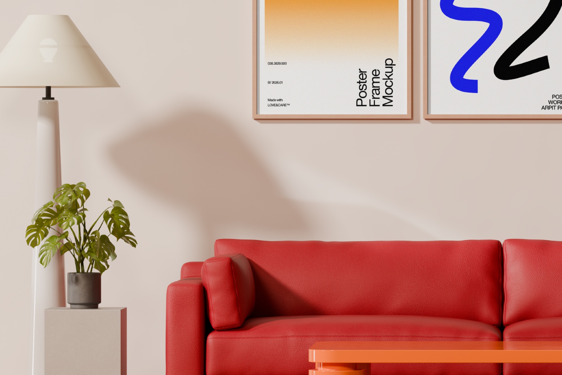 A3 Poster Frame Mockup