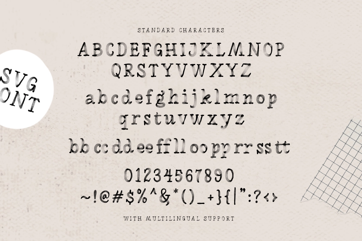 Hello Friday - Watercolor SVG Font