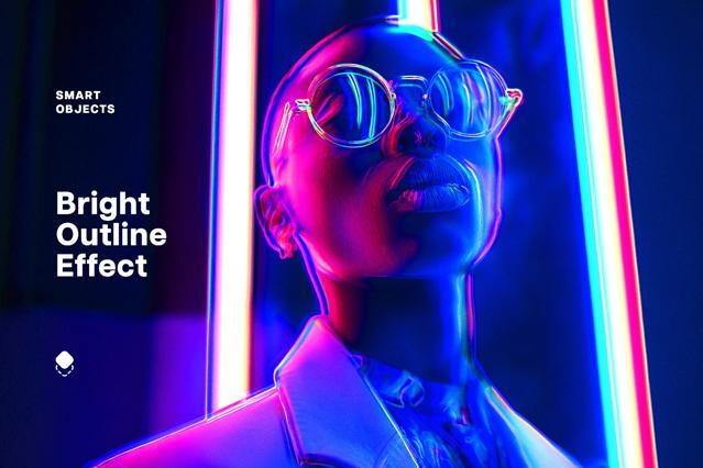 Bright Outline Photo Effect