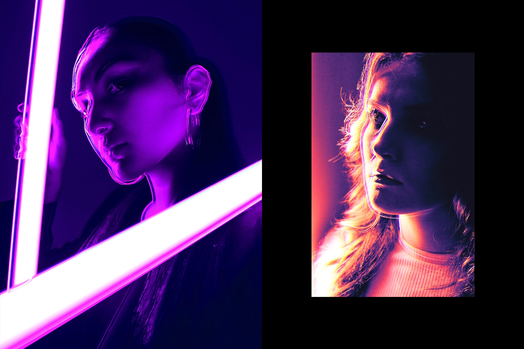 Bright Outline Photo Effect