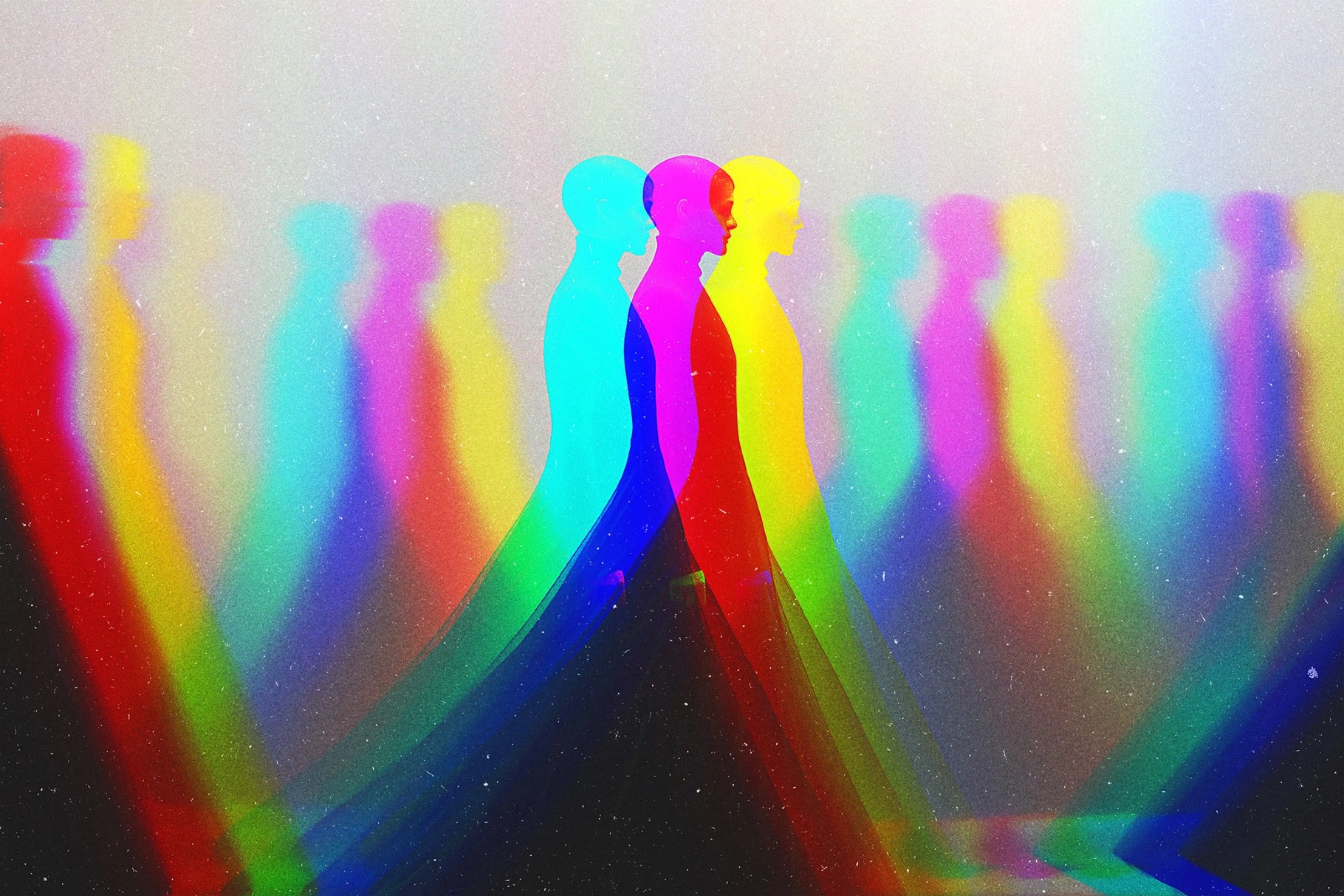 Anaglyph Glitch Photo Effect