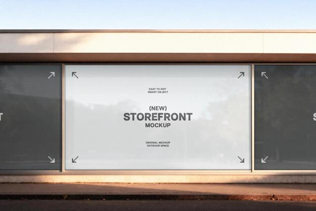 Storefront Windows Mockup