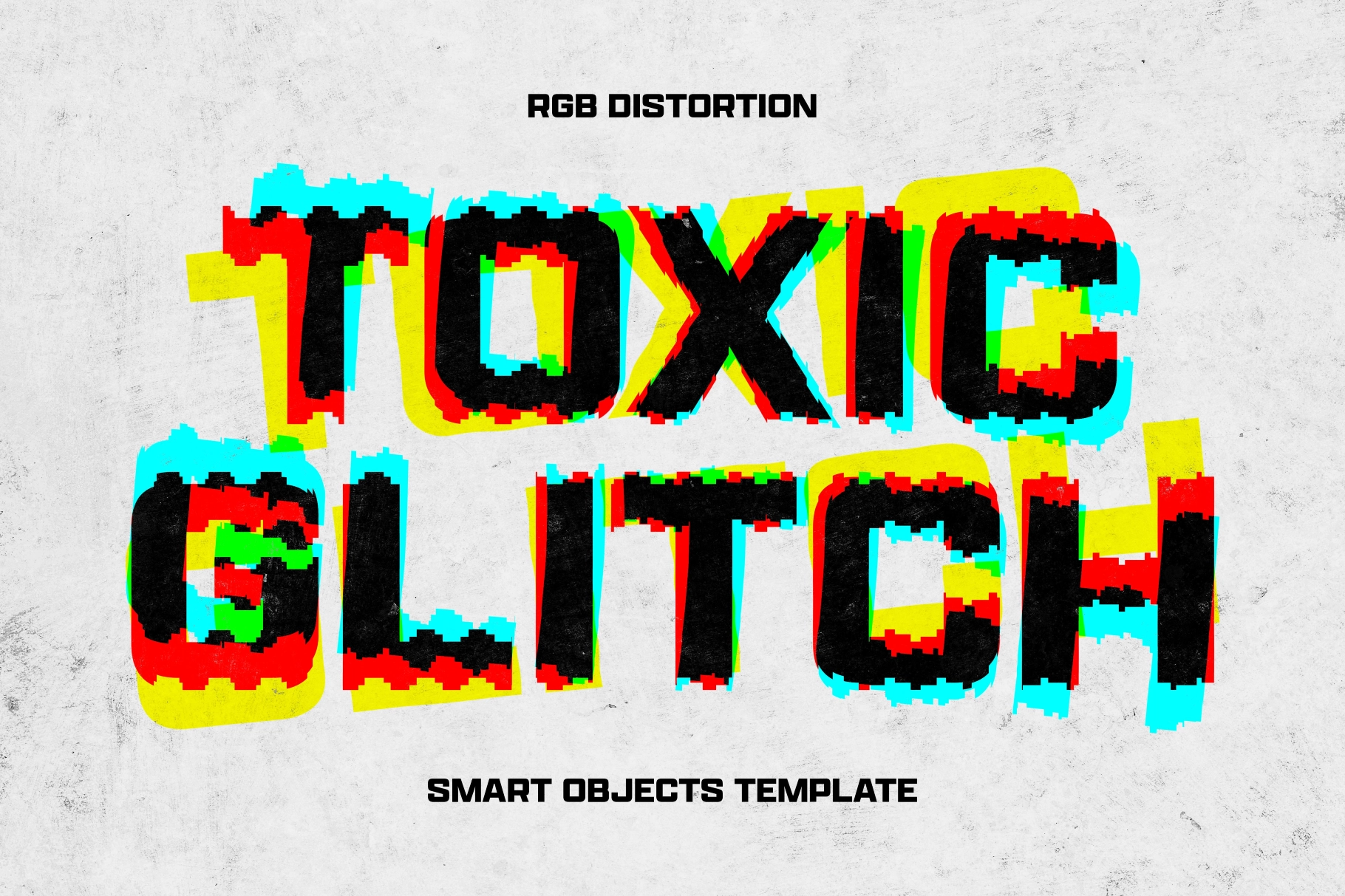 Toxic Glitch Text Effect