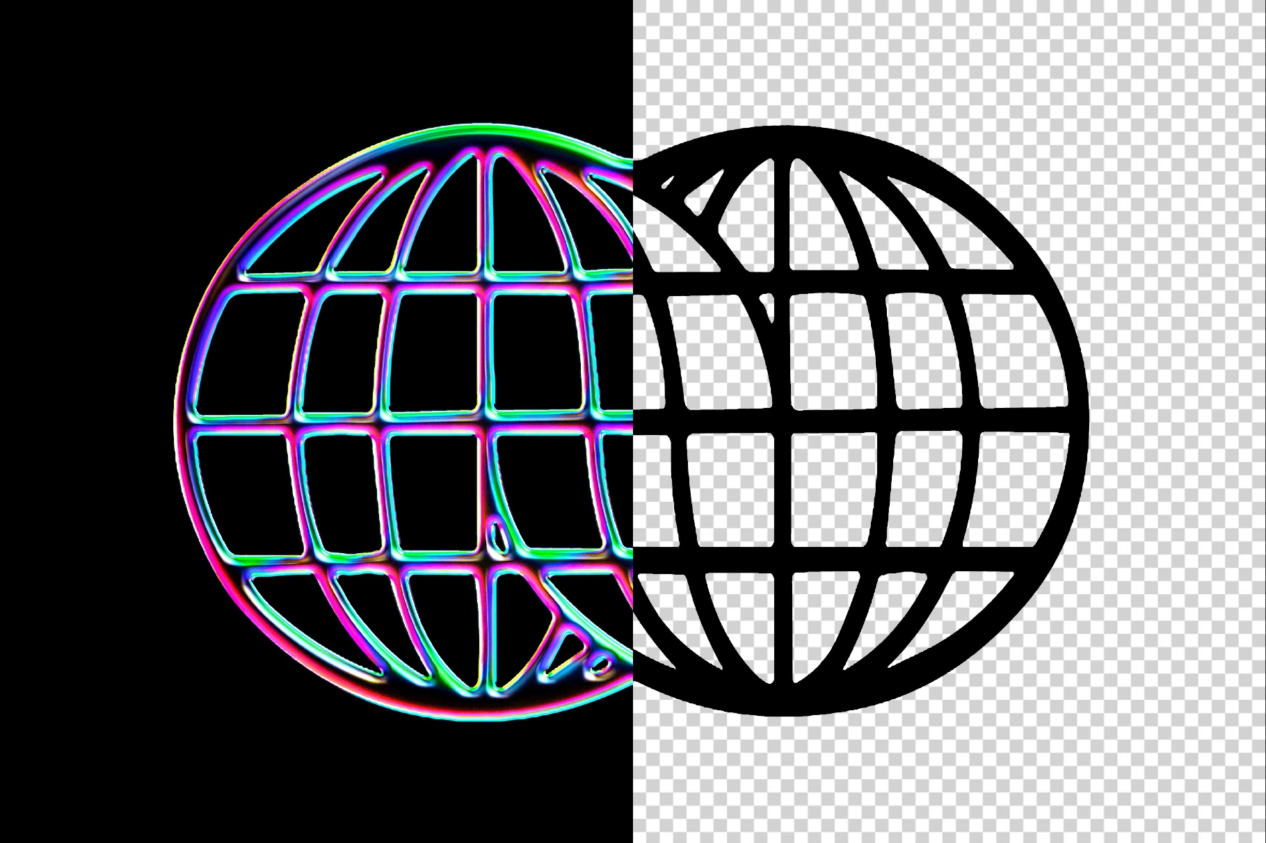 Galaxy Chrome Text & Logo Effect