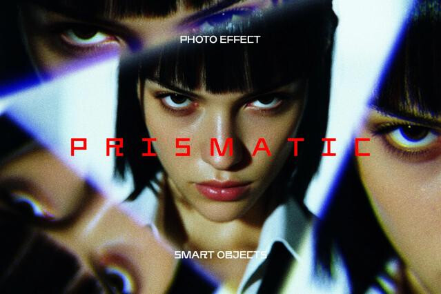 Triangle Prism Photo Effect