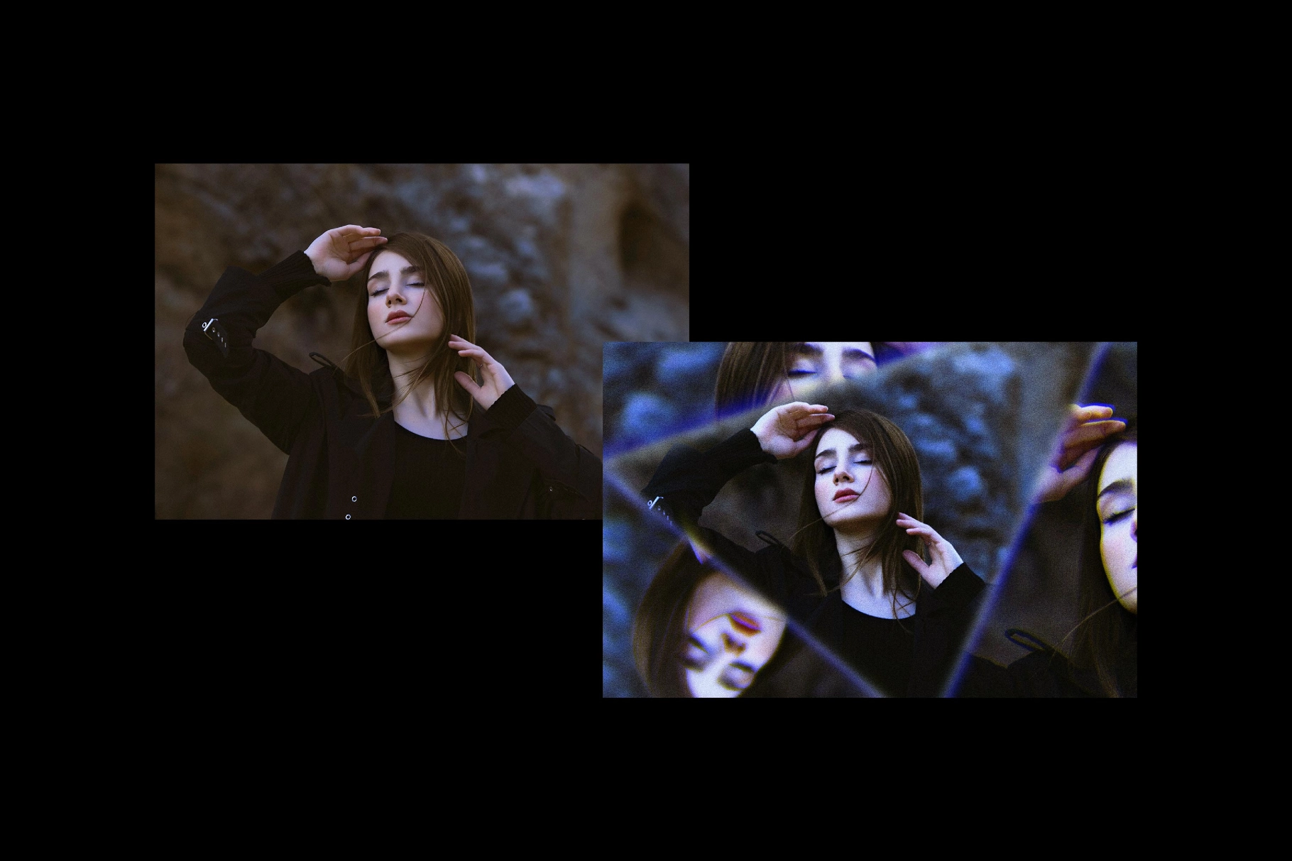 Triangle Prism Photo Effect