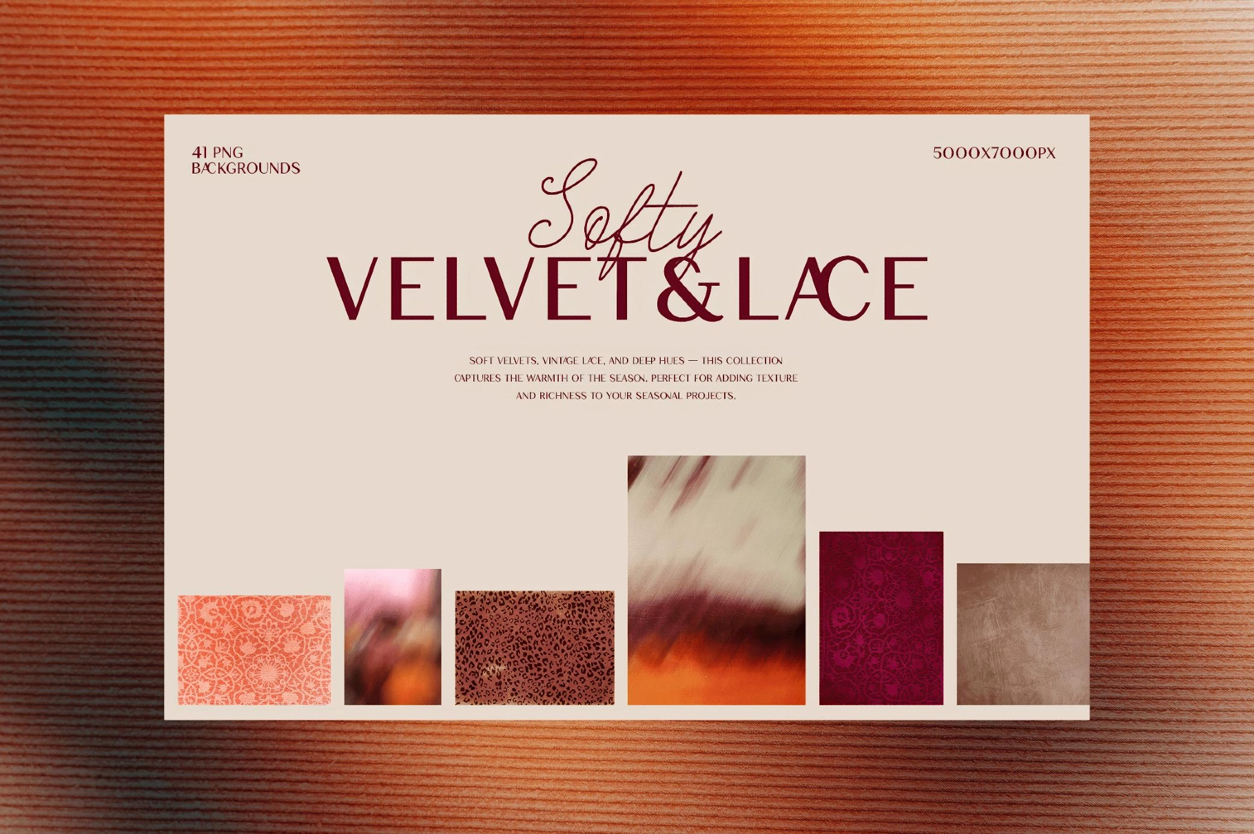 Softy Velvet & Lace Backgrounds