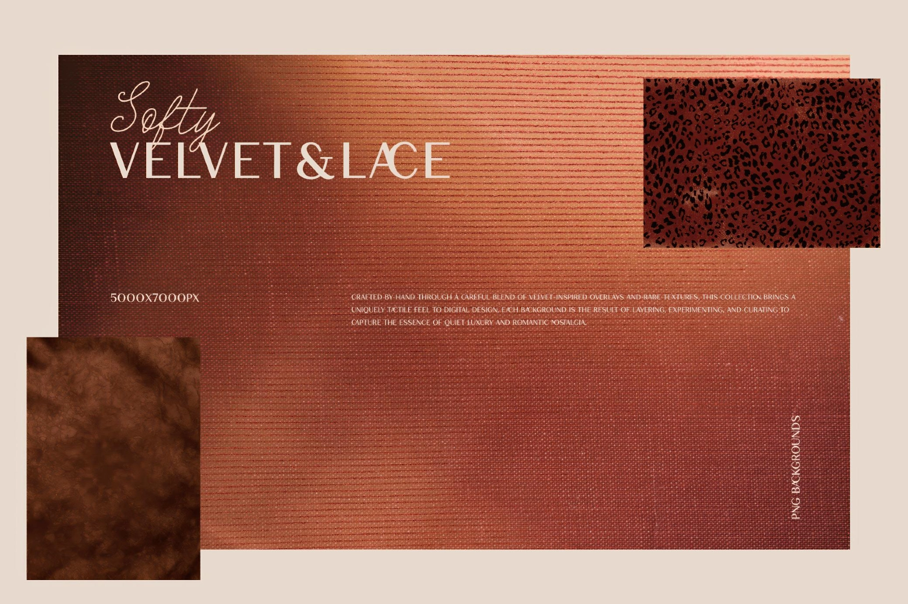 Softy Velvet & Lace Backgrounds