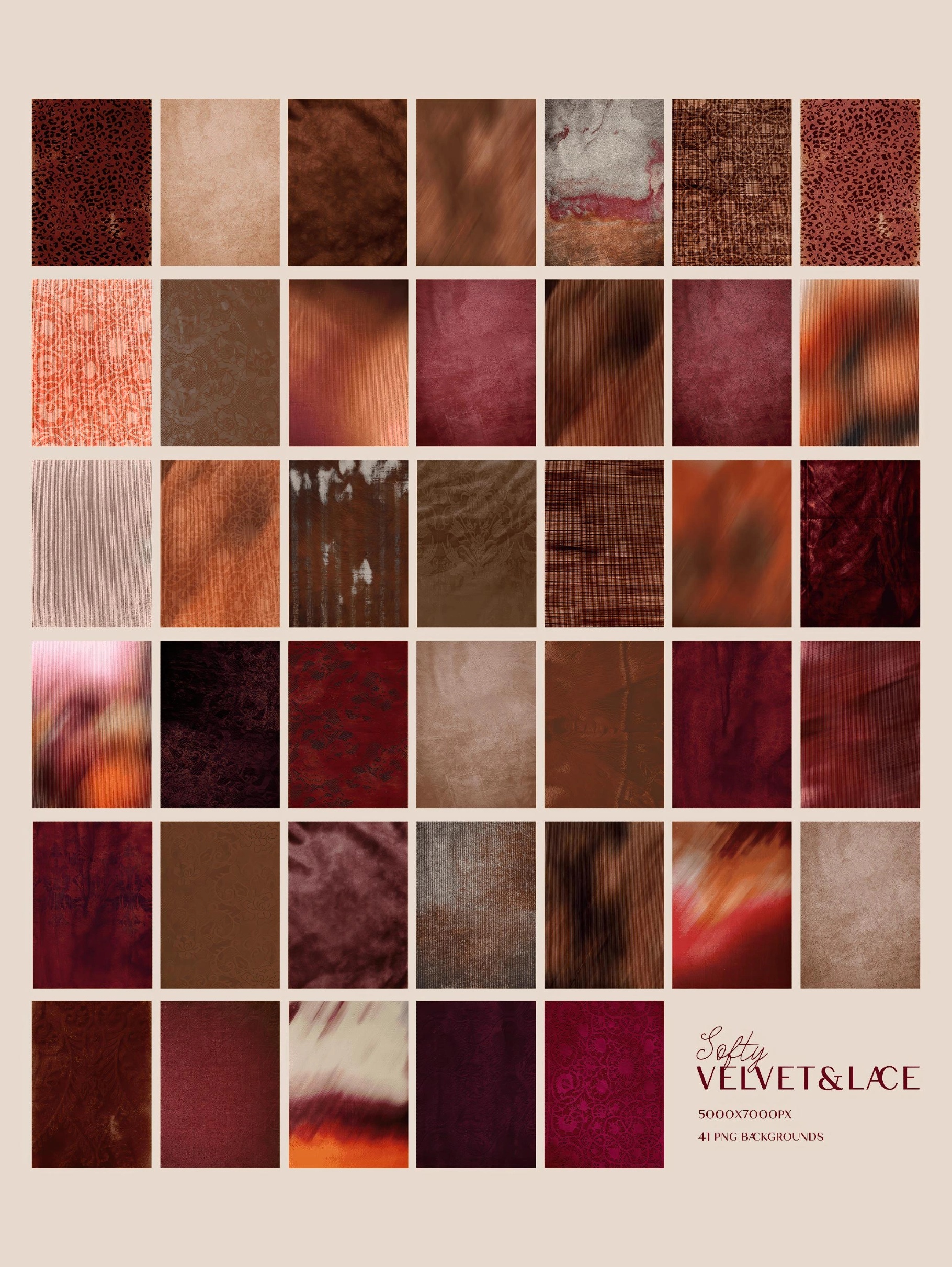 Softy Velvet & Lace Backgrounds