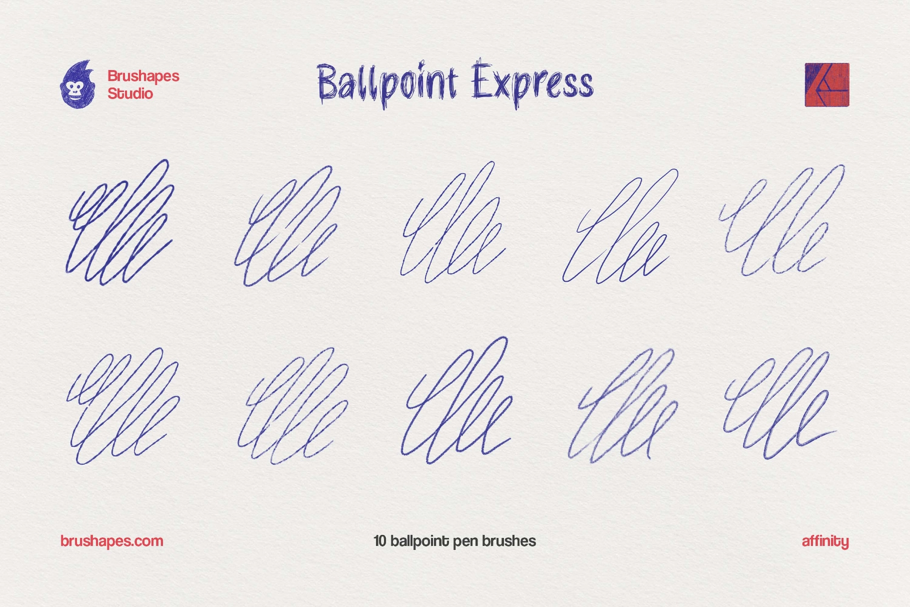Ballpoint Pen Affinity Brushes